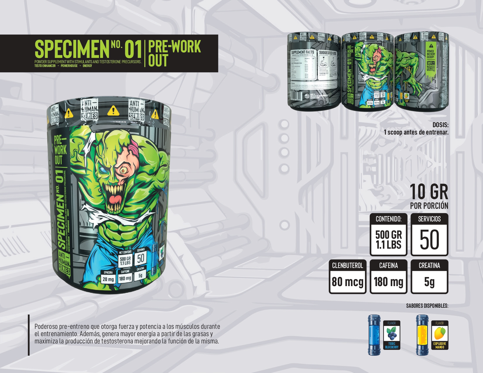 SPECIMEN No. 01 PRE-WORK OUT - Imagen 2