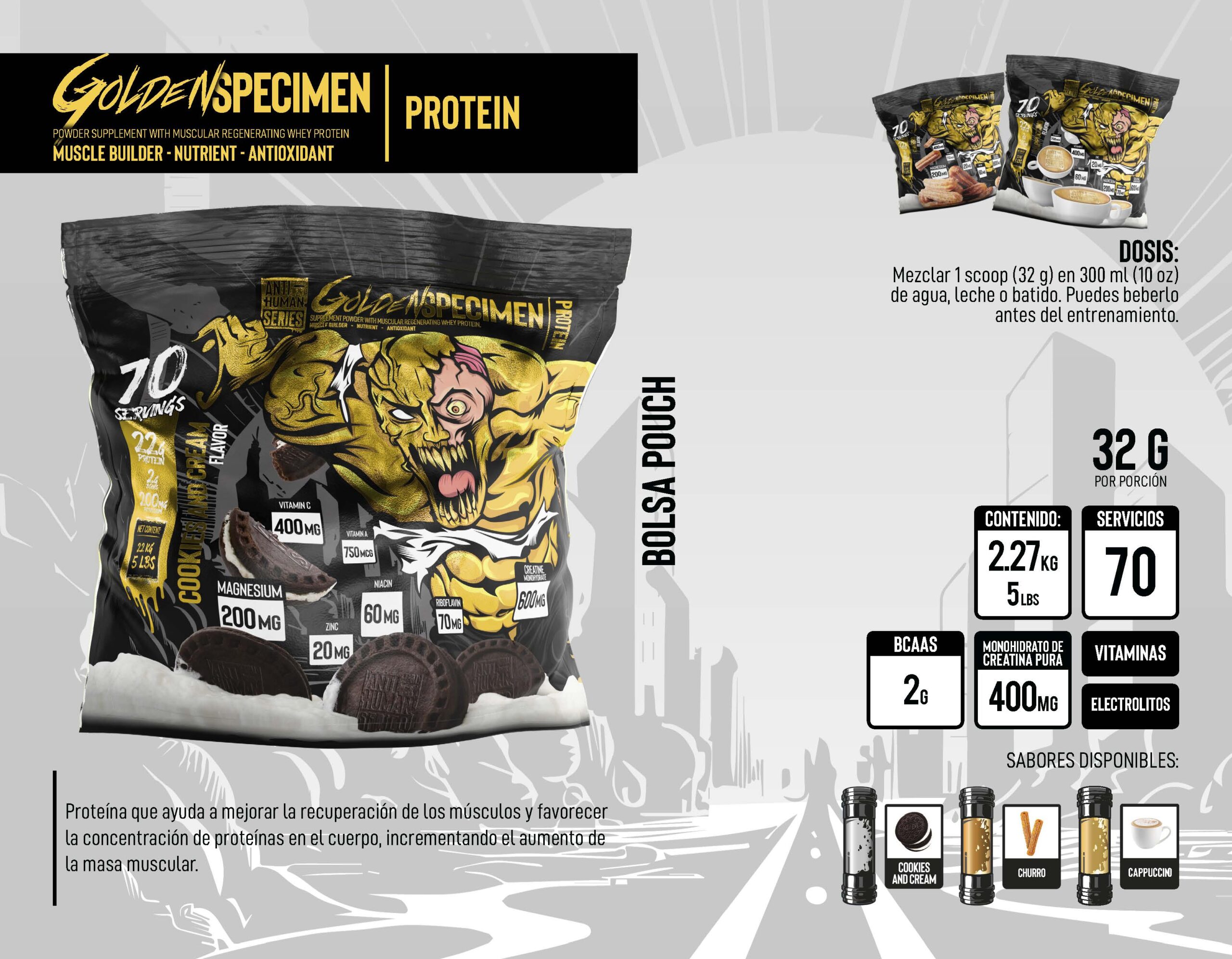 GOLDENSPECIMEN PROTEIN - Imagen 2