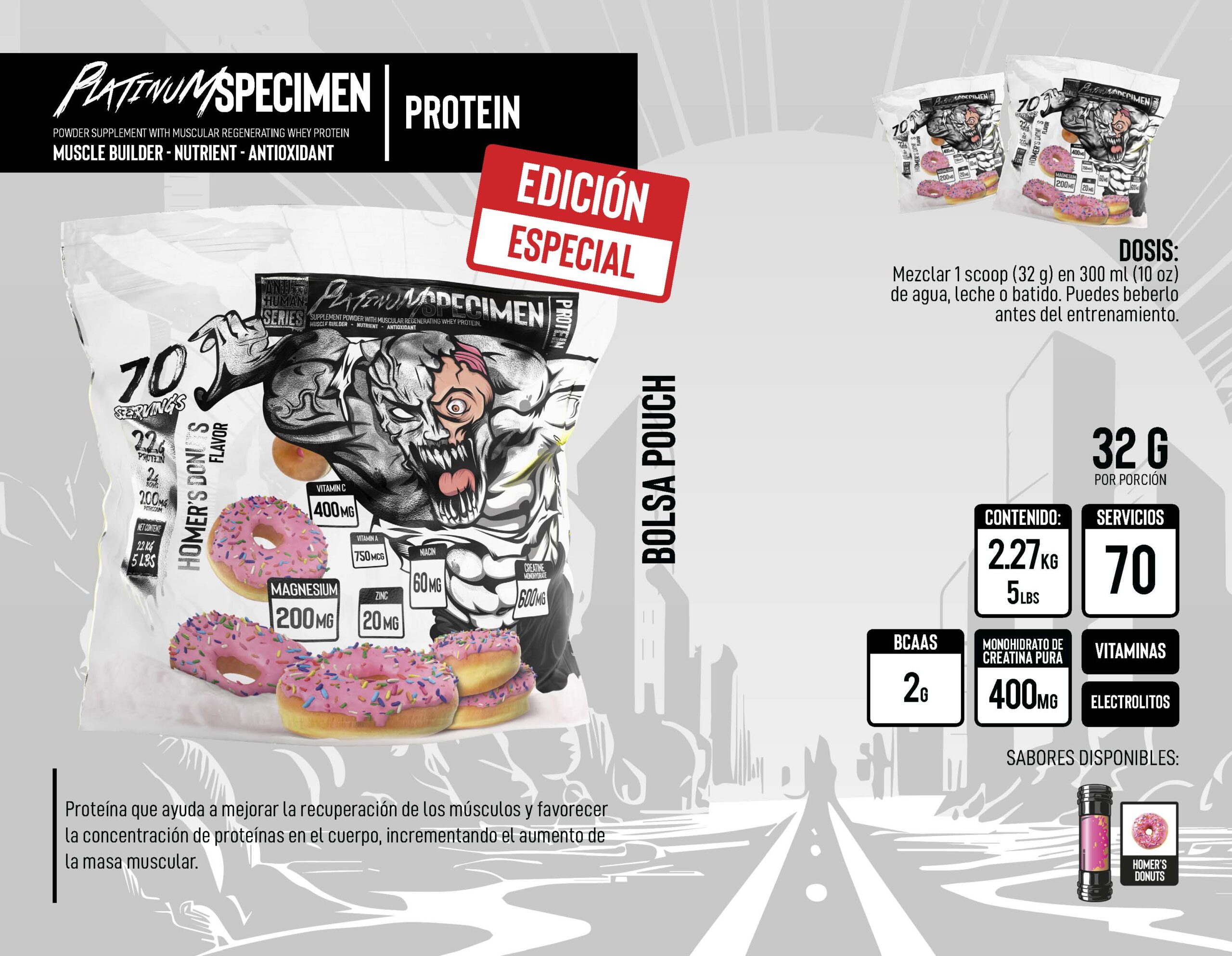 PLATINUM SPECIMEN PROTEIN - Imagen 2